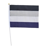 Asexual 20 x 27 cm hand Flag